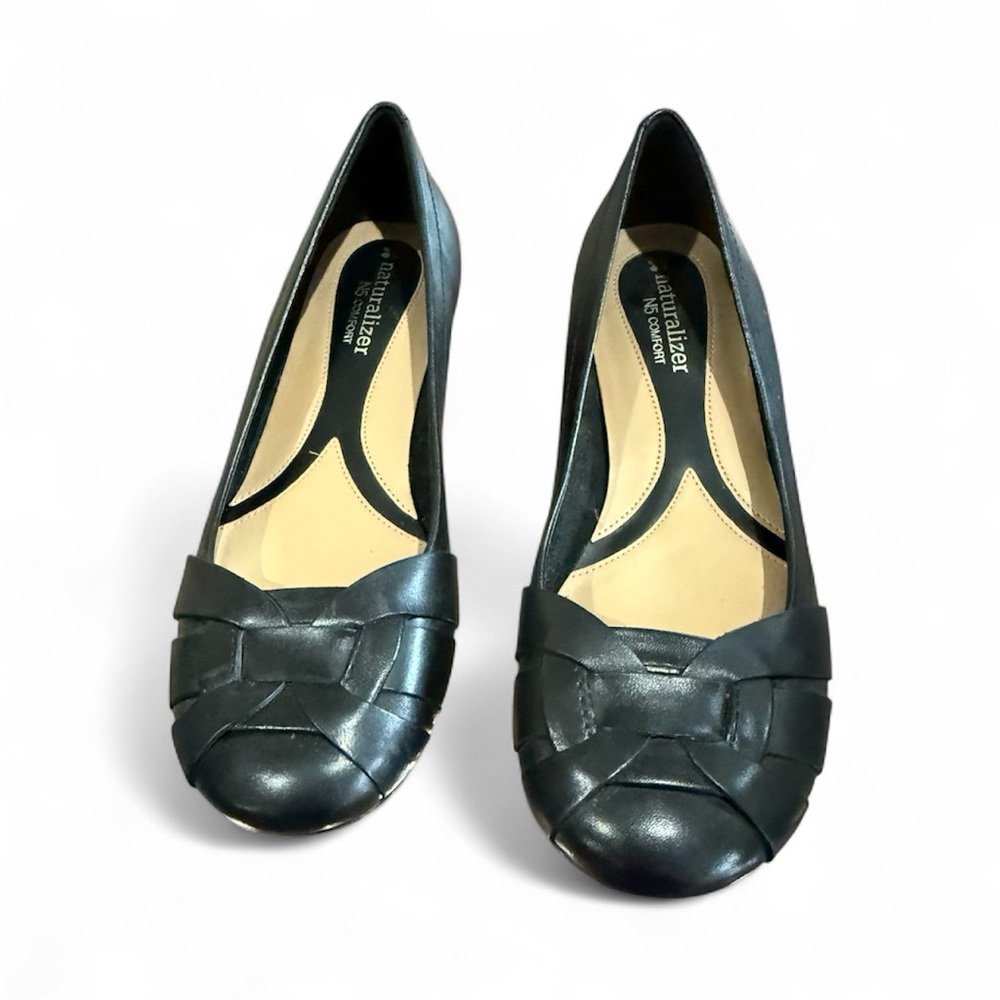 Naturalizer Dark Leather Loafers